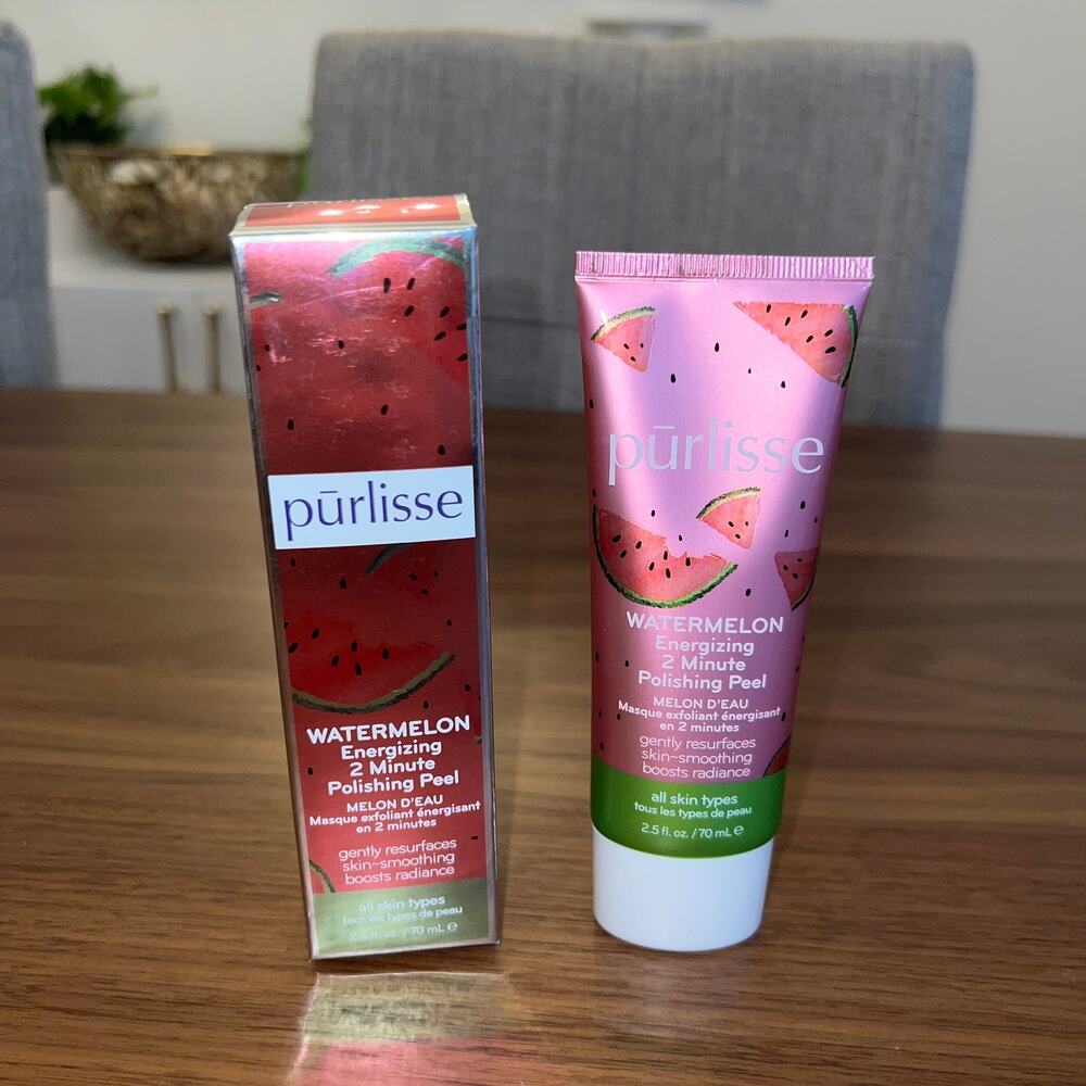 New Purlisse Watermlon Energizing 2 Minute Polishing Peel 2.5oz